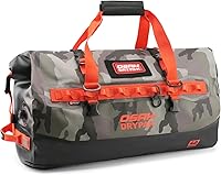 Vista 23 de Bolsa de lona impermeable 25L/40L/60L – Bolsa trasera de motocicleta resistente, bolsa seca enrollable para viajes, camping, canotaje, kayak