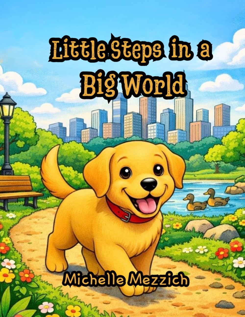 Little Steps in a Big World: A Coloring Book