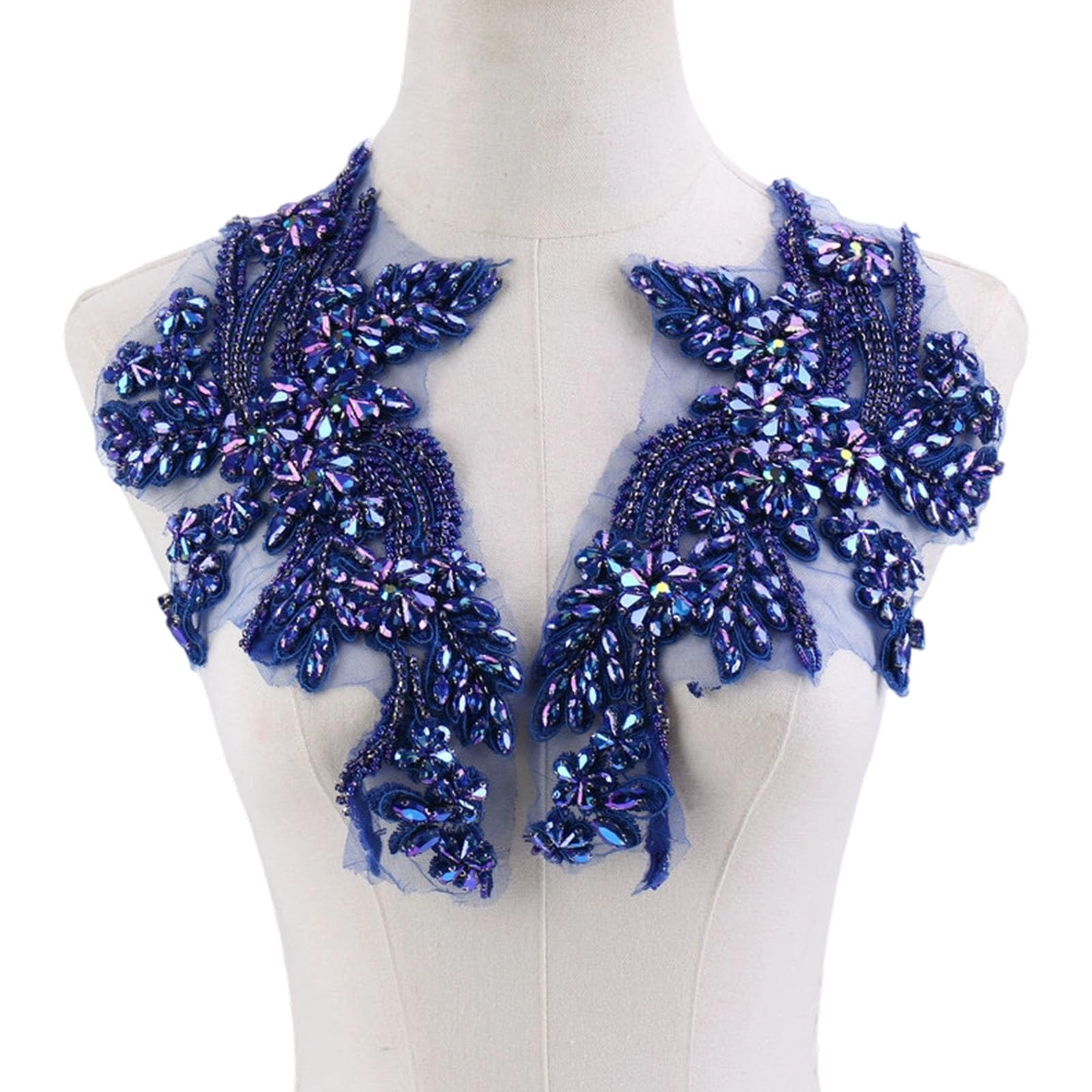 our fave Shoulder Embellishment with Crystals for Garments and Handcrafted Trim Applique Flower