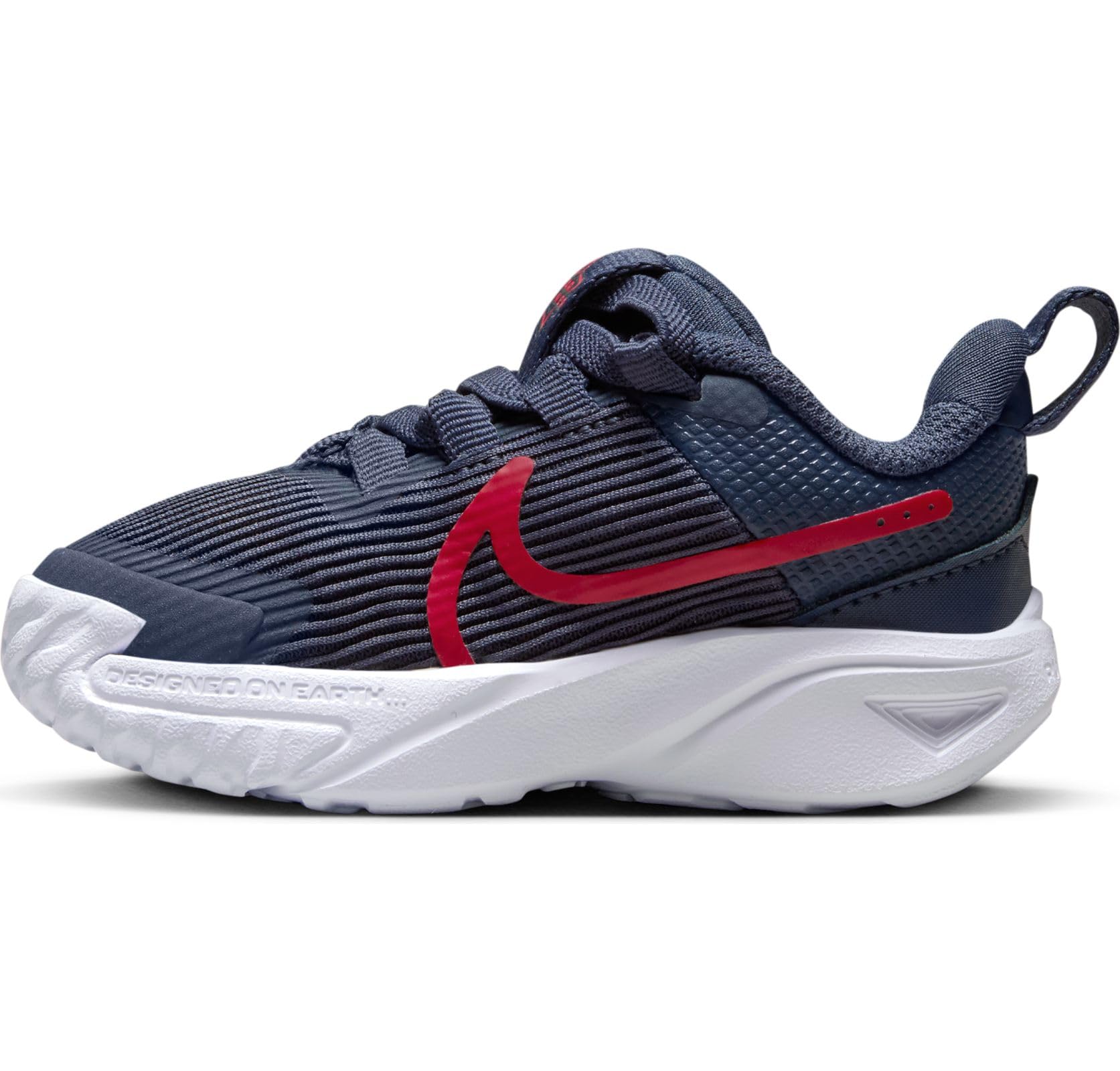 Nike Shoes Nike Star Runner 4 Zapatillas - Bebé E Infantil, Thunder Blue/Gym Red-Black-White, DX7616-406, 26 EU (9C US)