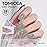 TOMICCA Sage Green Gel Polish, Emerald Olive Green Nail Polish, Soak Off UV Cure Eucalyptus Pastel Gel Polish for Nail Art Manicure Salon DIY
