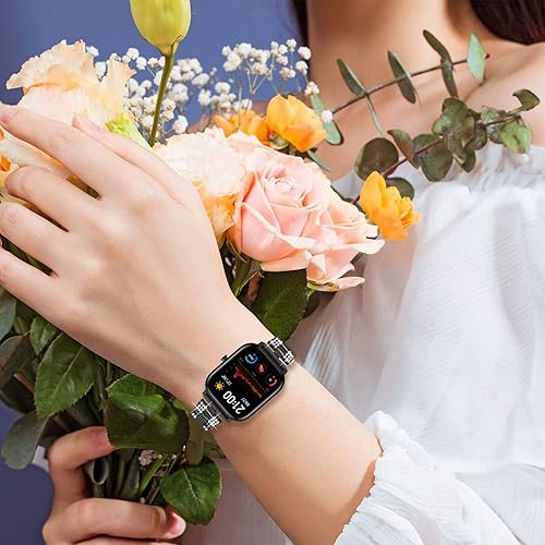 Miniatura 7 de TenCloud Bandas compatibles con Amazfit GTS 2 MiniBip U Pro, pulsera de repuesto ajustable de metal de acero inoxidable con cristal para GTS 2 Mini