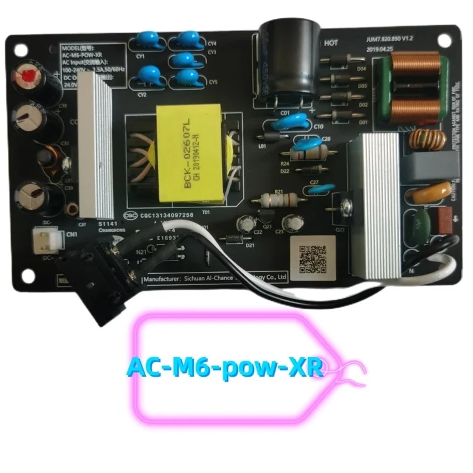 AC-M6-pow-XR AC-M6-pow-YY Wymienna płytka drukowana oczyszczacz powietrza płyta zasilająca oczyszczacz powietrza 3H | AC-M6-pow-YY