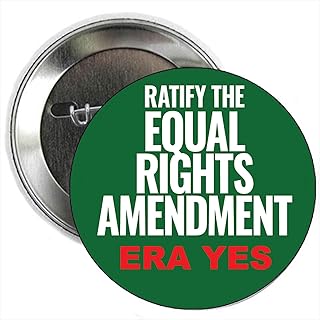 Ratify the Equal Rights Amendment (ERA) 2.25" Pinback Button Pin Brooch for Jackets, Backpacks, Hats, 2 Pcs