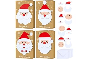 Dispowreath 24 Pcs DIY Christmas Card Making Kits
