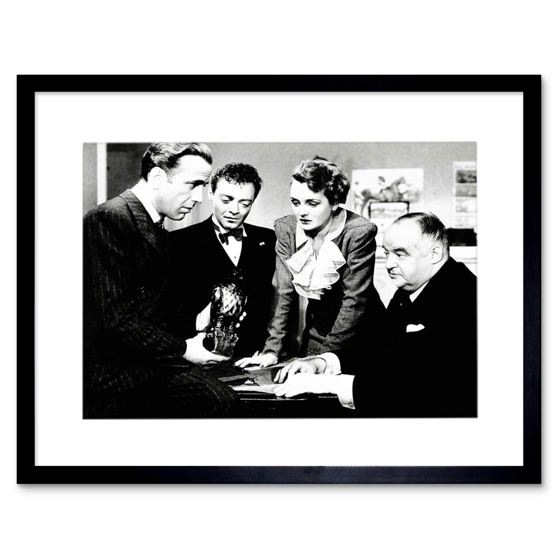 Wee Blue Coo Movie Film Still Maltese Falcon Bogart Astor Picture Framed Wall Art Print