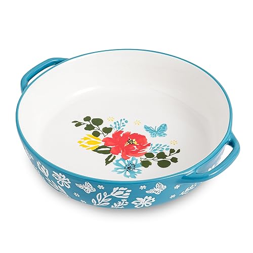 Wisenvoy Pie Pan Ceramic Pie Dish 9.8 Inches Pie Plate