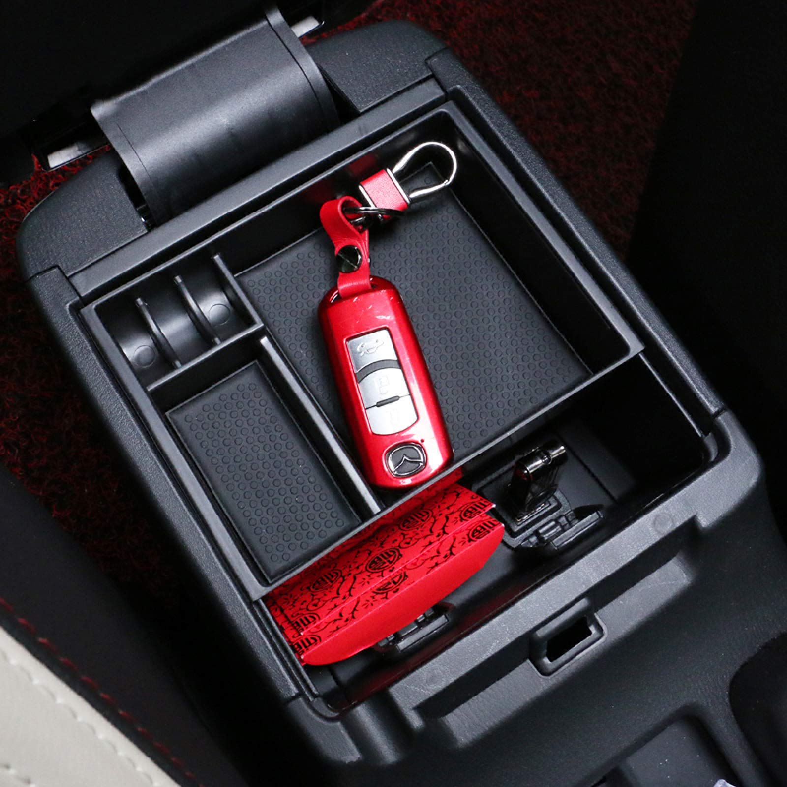 dsfik Voor Mazda 6 2019 2020 2021 Auto Armsteun Opbergdoos Middenconsole Lade