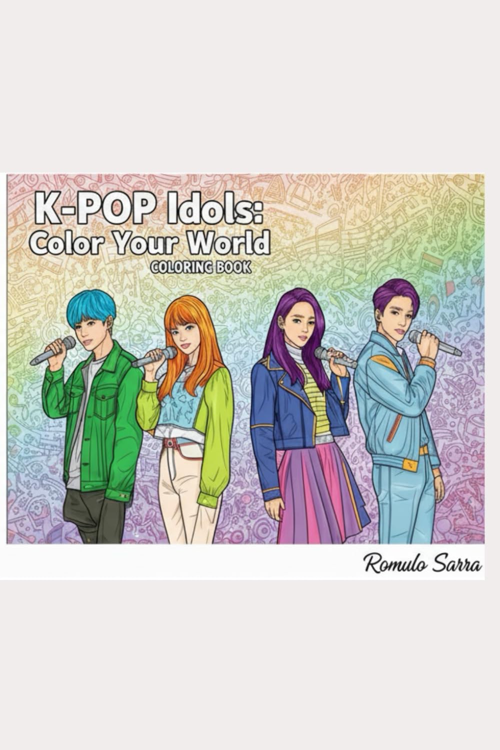K-Pop Coloring Book: Idols to Coloring, to calm and relax