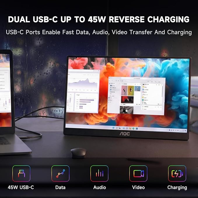 Monitor Portátil 15.6 FHD IPS miniatura 4