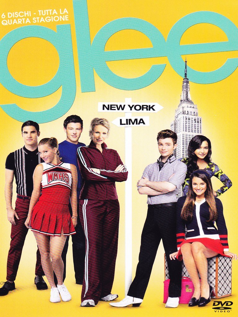 Glee Temporada 4 en 6 DVD con la recopilación completa de canciones y capítulos originales
