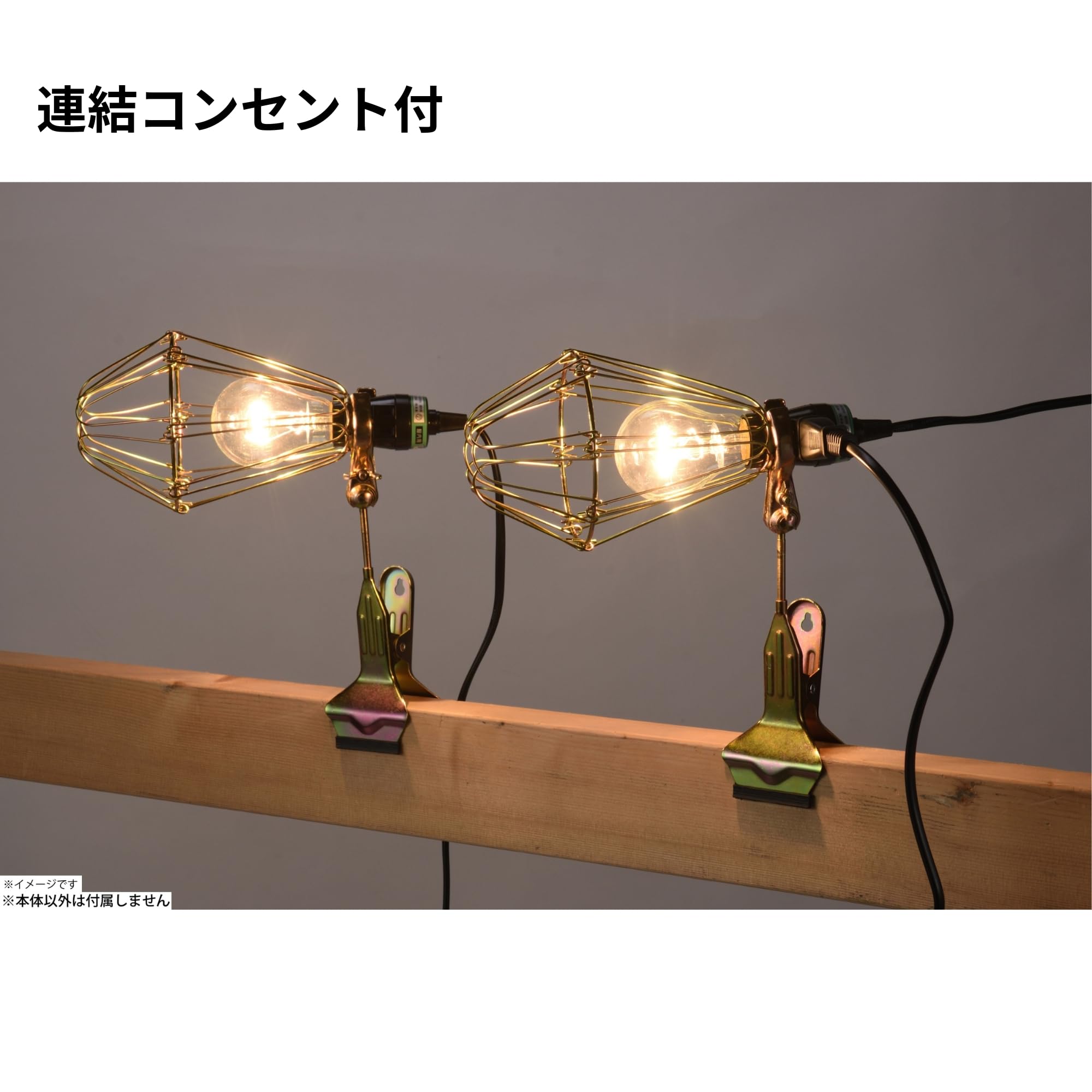 Amazon.co.jp: 高儀(Takagi) EARTH MAN クリップライト 100W 耐震球 