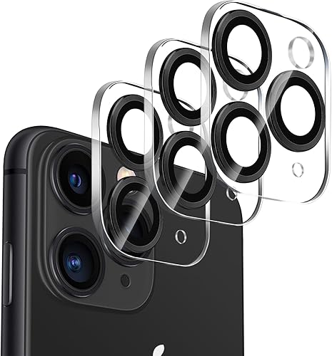 Miniatura 8 de Paquete de 3 protector de lente de cámara de vidrio templado Dengduoduo para iPhone 11 Pro de 5.8 pulgadas y iPhone 11 Pro Max de 6.5 pulgadas,