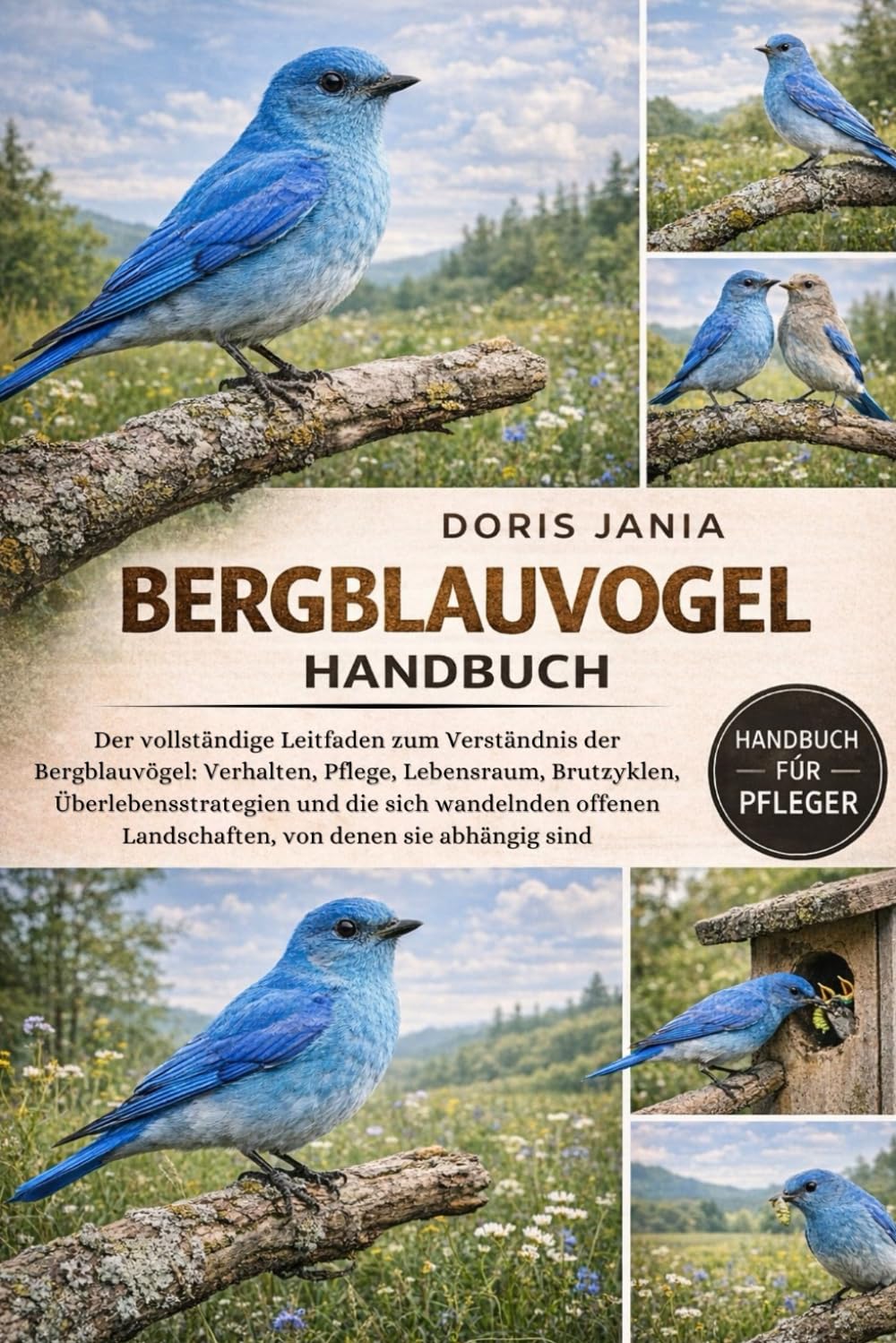 BERGBLAUVOGEL-HANDBUCH: Der vollständige Leitfaden zum Verständnis der Bergblauvögel: Verhalten, Pflege, Lebensraum, Brutzyklen, Überlebensstrategien ... Landschaften, von denen sie abhängig Sind