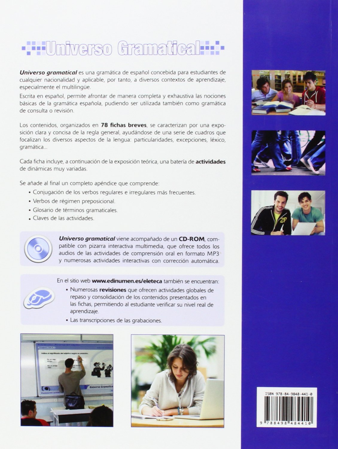 Universo gramatical. Ediz. internazionale. Per le Scuole superiori. Con CD-ROM: Gramatica De Referencia Para Estudiantes De Espanol