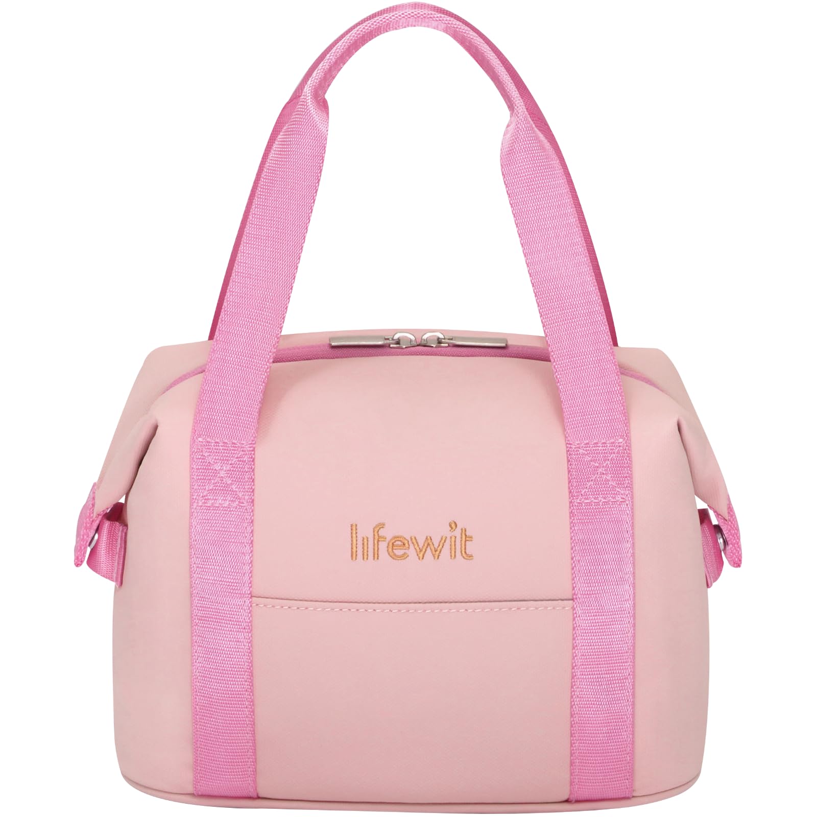 Lifewit Insulated Lunch Box for Women, Lightweight Tote Bag Reusable Lunch Bag Soft Cooler, Large Lunchbox for Work Travel for Women Adults, 6L Pink