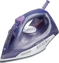 BLACK+DECKER Ferro de Passar Roupa à Seco ou à Vapor, Com Base Ceramic Gliss, Potência de 1200W, Modelo FX2550, 110V