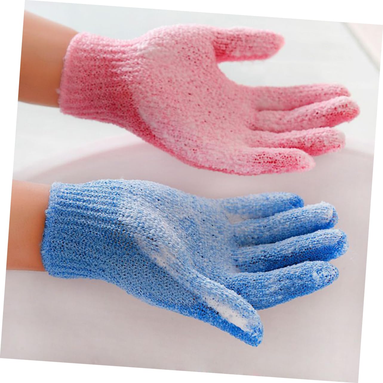 Beavorty 15pares Guantes Exfoliantes De Baño De Dedos Para y Sauna Guantes De Cuerpo Unisex Para Exfoliación Profunda y Masaje De Mezcla De