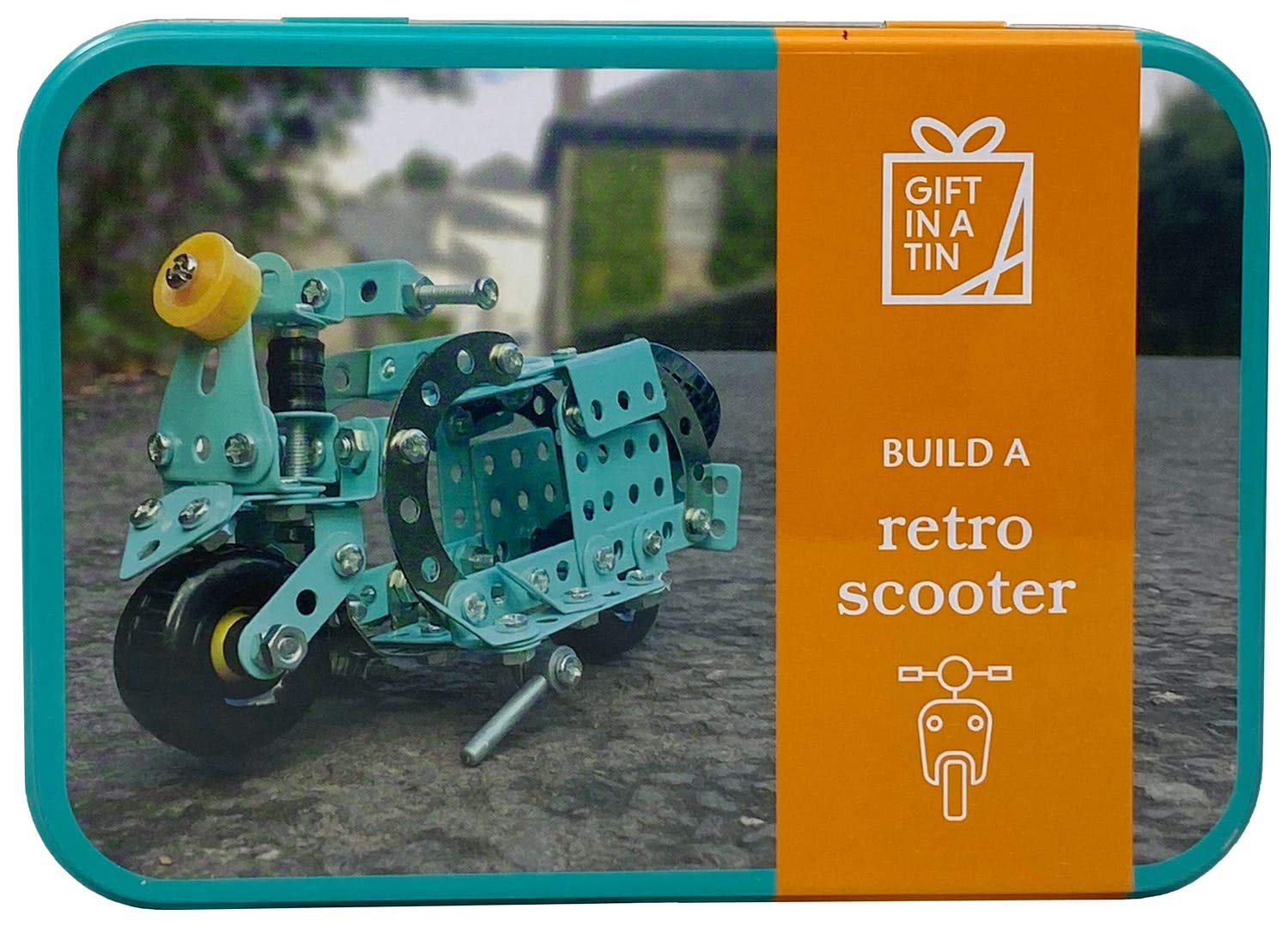 Apples to PearsBuild A Retro Scooter Gift In A Tin