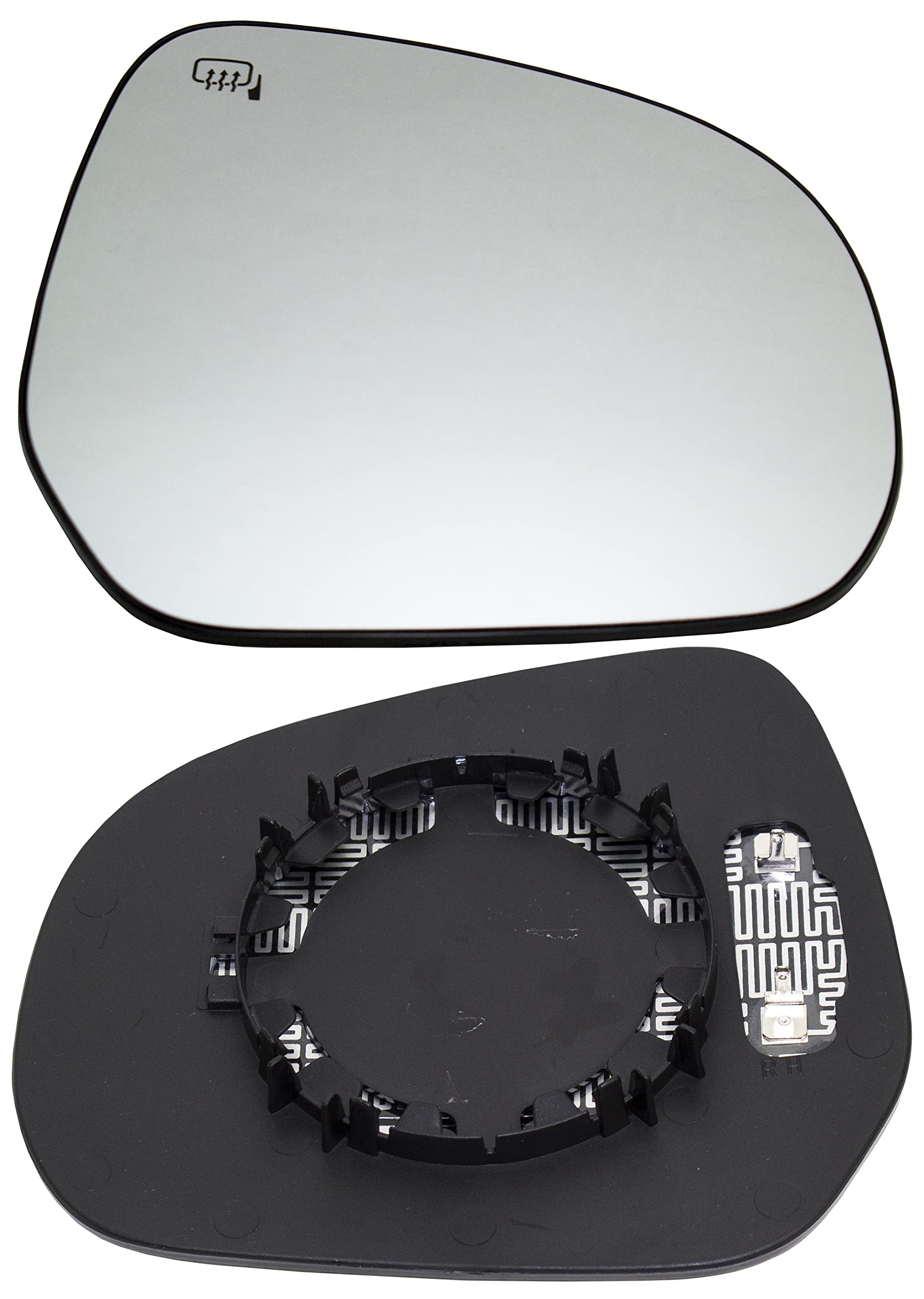 Vetro Specchietto Retrovisore Destro TarosTrade - Compatibile Con Opel Corsa D Ed E | Grigio - Foto 8