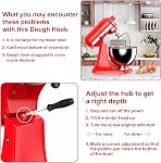 Stainless Steel Beater for KA 4.5/5QT Tilt Head Stand Mixer, Mixer Paddle for 4.5/5 Quart Tilt Head Stand Mixer, Mixer Attachment for KA, Dishwasher Safe, Silver