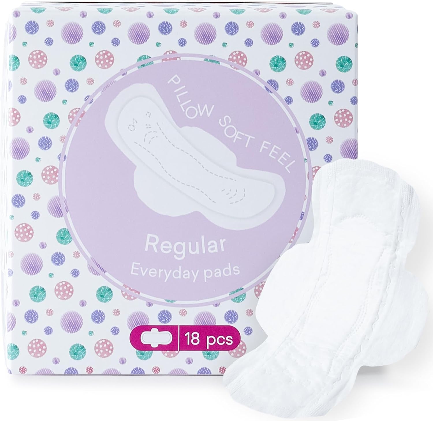 Teens Period Pads with Wings for Tweens, Organic Cotton Sanitary Pads for Teens Girls 9-10-11-12-14 Teen Menstrual Pads, Teen Regular, 18 Count Teens Period Pads with Wings for Tweens, Organic Cotton Sanitary Pads for Teens Girls 9-10-11-12-14 Teen Menstrual Pads, Teen Regular, 18 Count