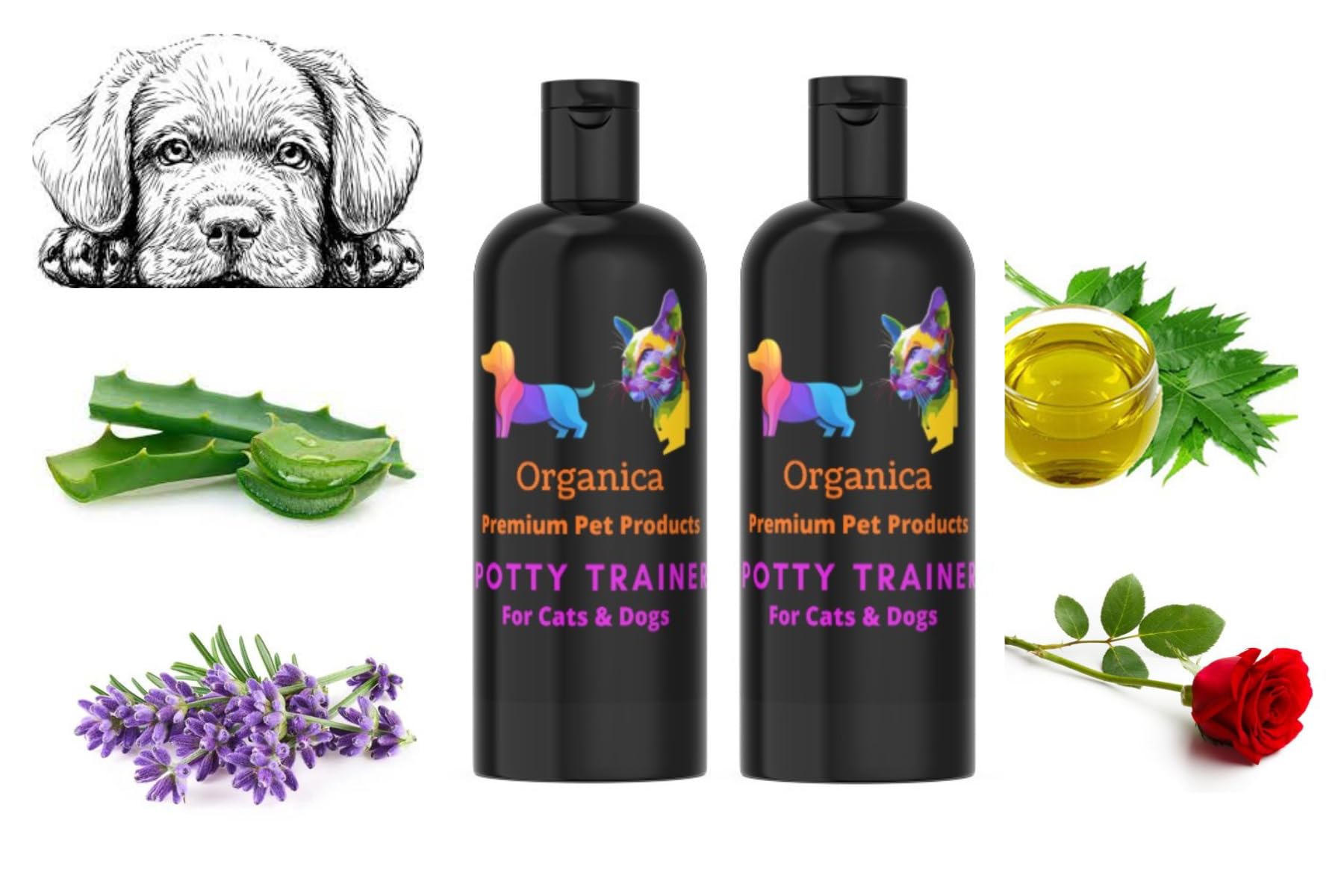 Organica Odour Remover Spray for Pets,Dogs & Cats - Dog Odour Remover Spray - Urine Smell Remover - Potty Training Spray - Harsh Chemical Free & Plant Based Formula - 1000 ml (1000 ml) (B0D1FYBHG1) Amazon Price History, Amazon Price Tracker