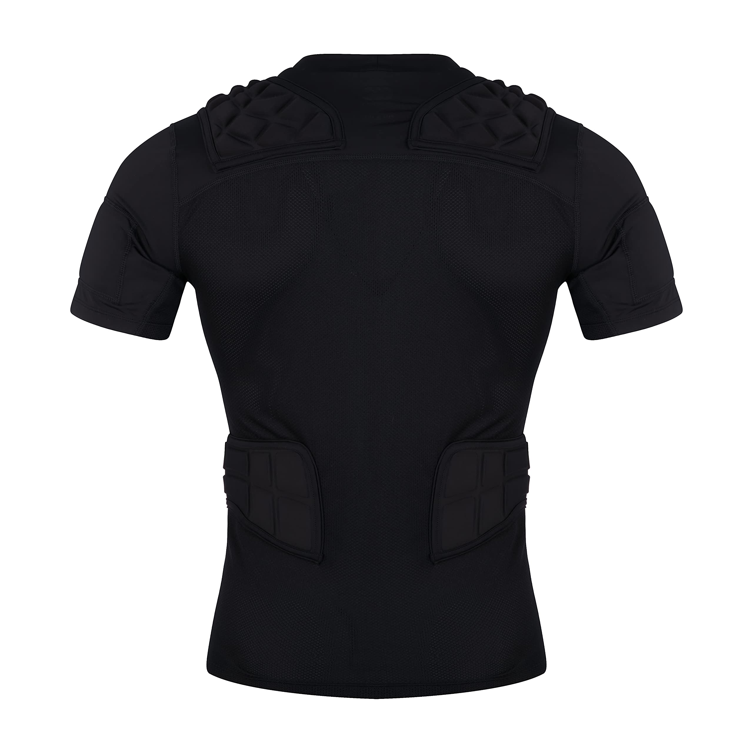 Canterbury Adult Unisex Pro Protection Rugby Vest, Black/Whte/Silver - Image 2