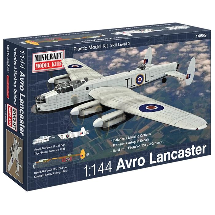 Buy Minicraft Avro Lancaster RAF Airplane Model Kit (1/144 Scale
