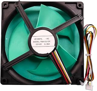 Cooling Fan FBA12J12V Fridge Fan DC12V 0.35A, Compatible for Sharp Refrigerator Cooler Repair Parts