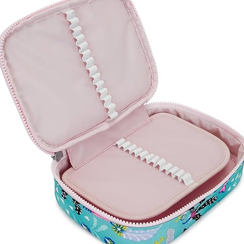 Miniatura 5 de Kipling Estuche impreso para 100 bolígrafos para mujer, organizar accesorios, suministros de arte, maquillaje, organizador de viaje