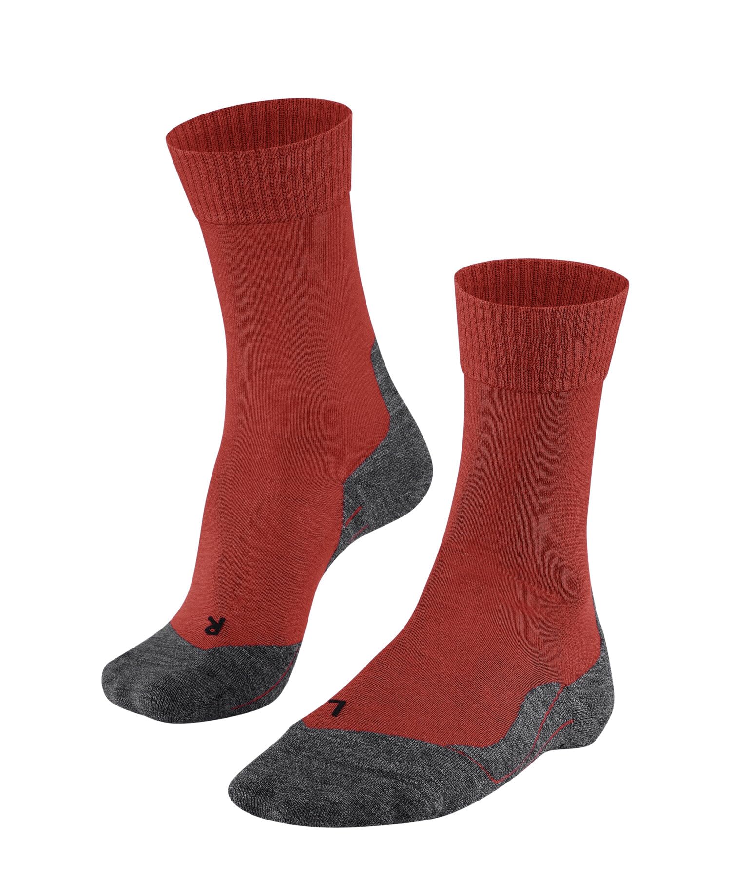 FALKE Herren Wandersocken TK5 Wander M So Wolle Funktionsmaterial antiblasen dünn 1 Paar, Orange Electric 8192, 44-45