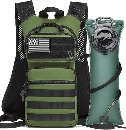 Miniatura 7 de ATBP Mochila de Hidratación Aislada para Senderismo Mochila de Agua Chaleco para Correr con Bolsa de Vejiga TPU de 3L para Maratón Ciclismo Hombres