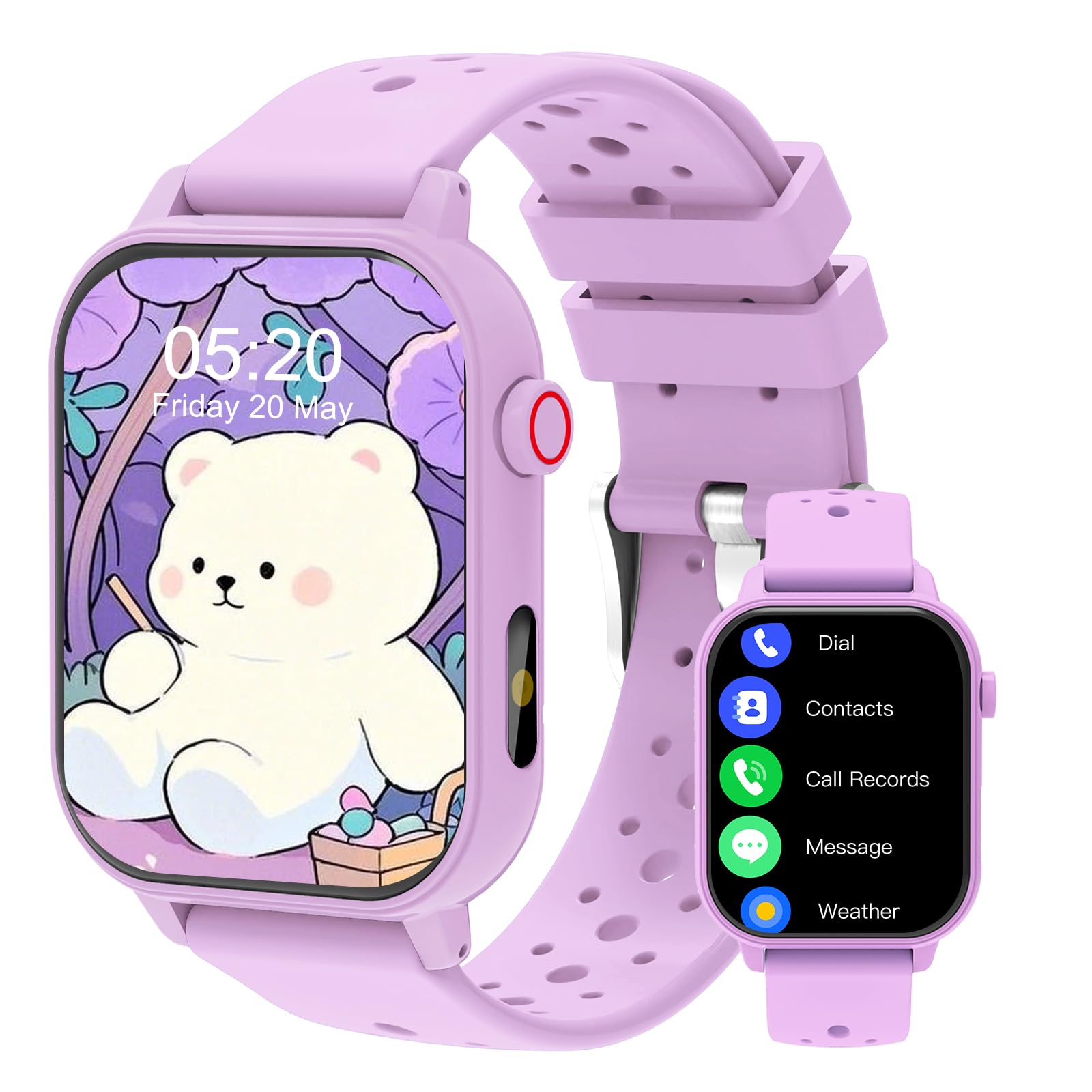 Reloj Inteligente Niño y Niña, Smartwatch Niños con Llamadas Bluetooth
