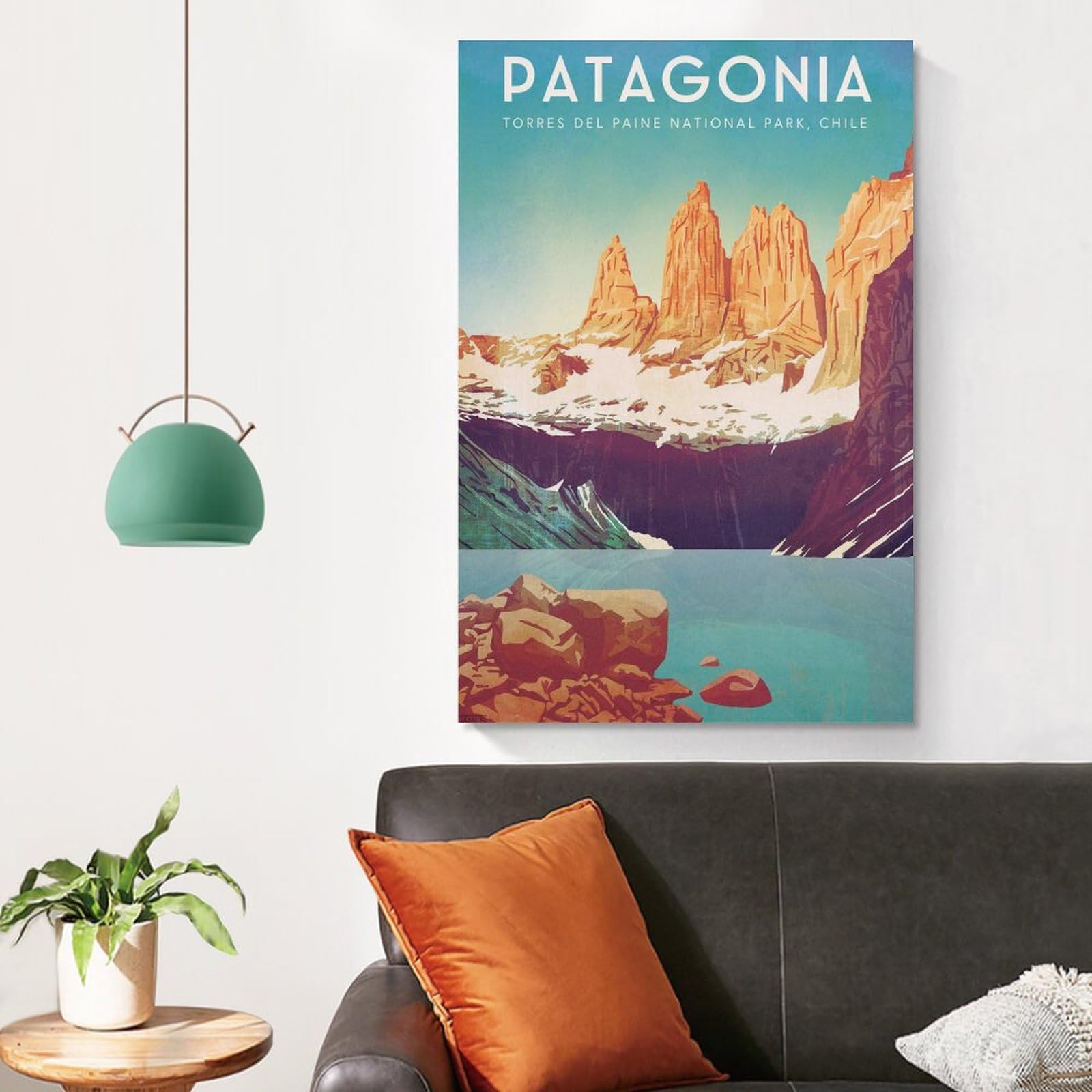 Amazon.co.jp: 世界旅行ポスター パタゴニア・チリ 絵画ポスター 印刷 