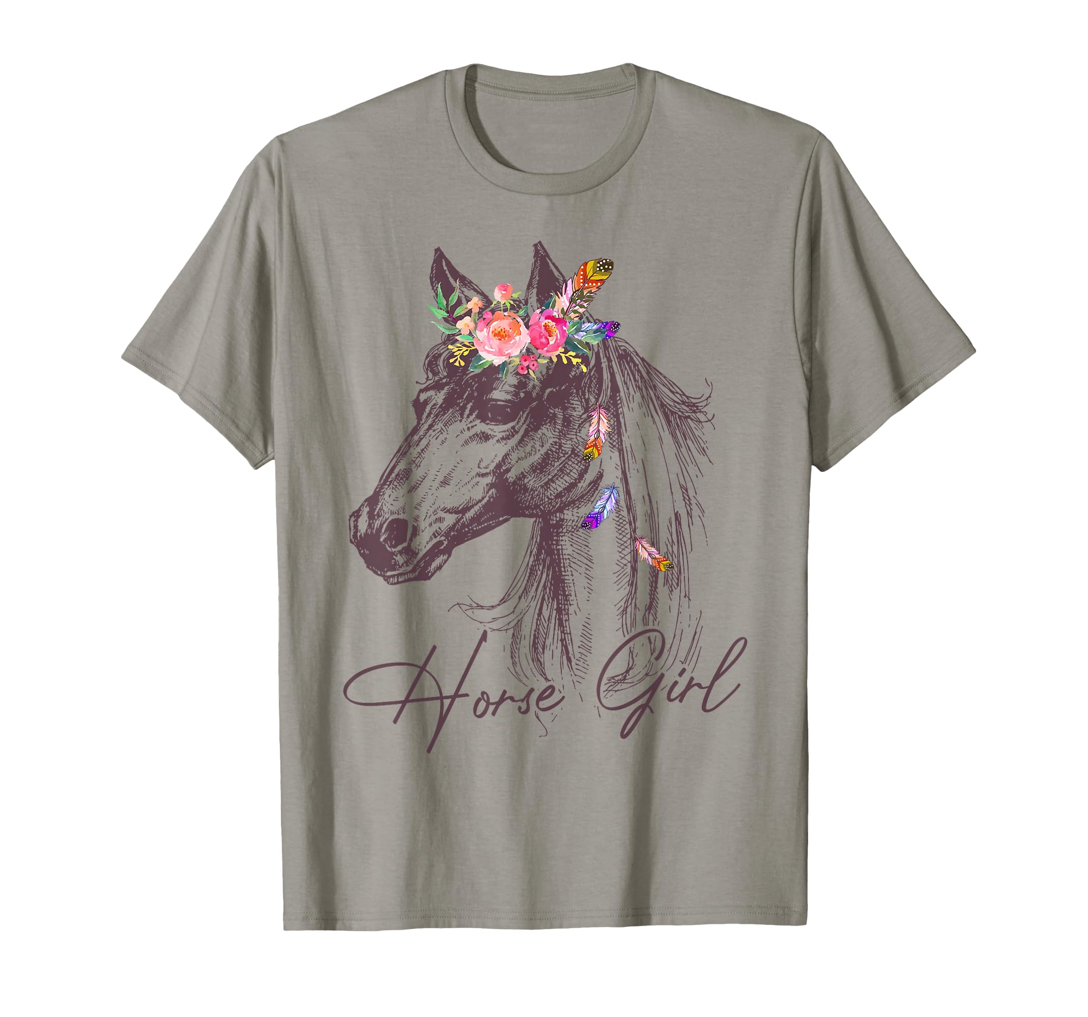 Horse Girl Horse Lover Gift Women Teenage Horseback Riding T-Shirt