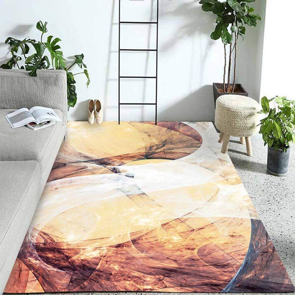 Buy MOXIC Soft Luxury Abstract Art Living Room Area Rugs Rectangular Children Crawling Bedroom Rug Fleece Anti-Slip Carpets Nordic Modern Home Decor Mats Indoor Outdoor Runners Nursery 3' X 9' — BookShops.in