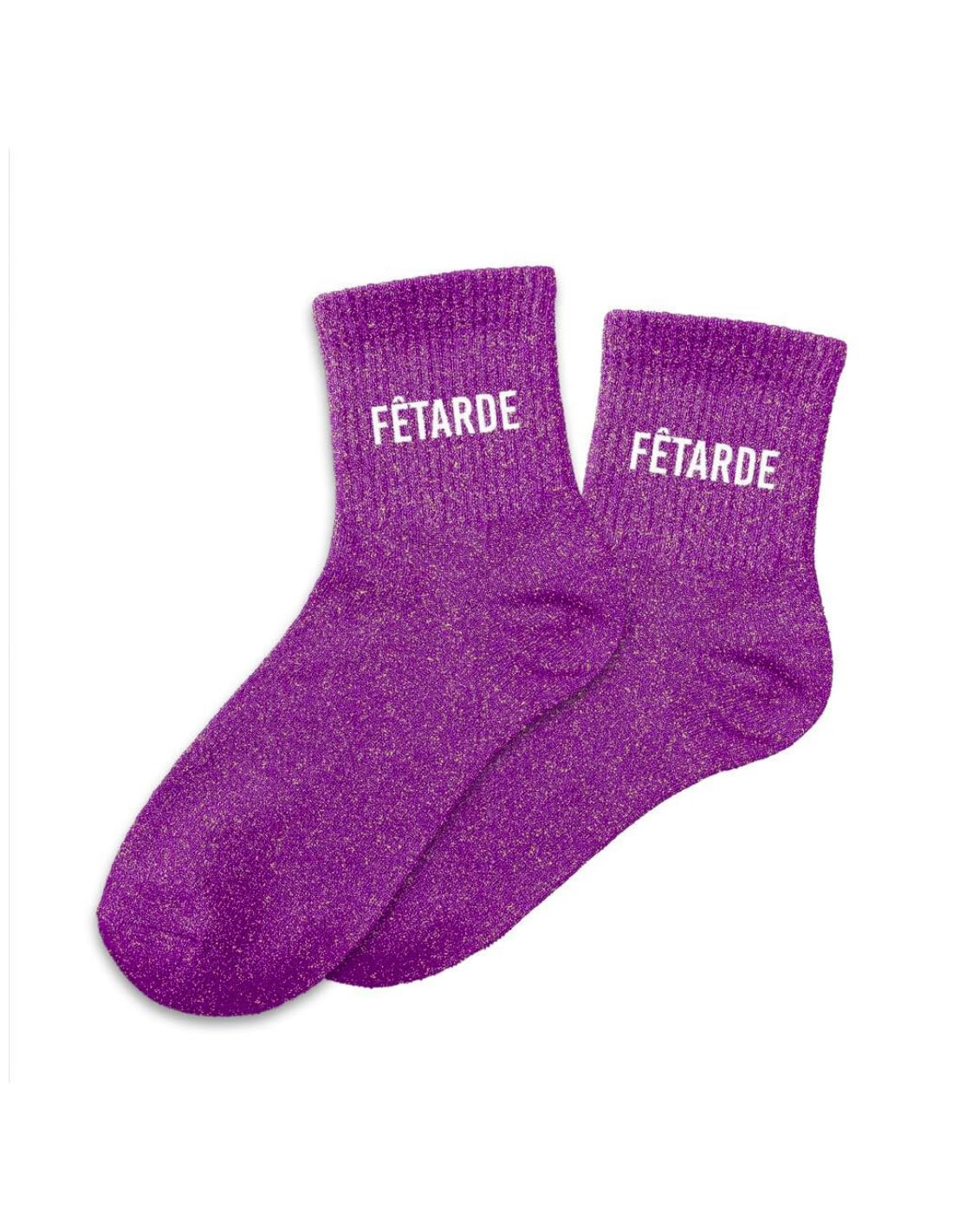 STC Sequined fetarde socks, Multicolored, One Size