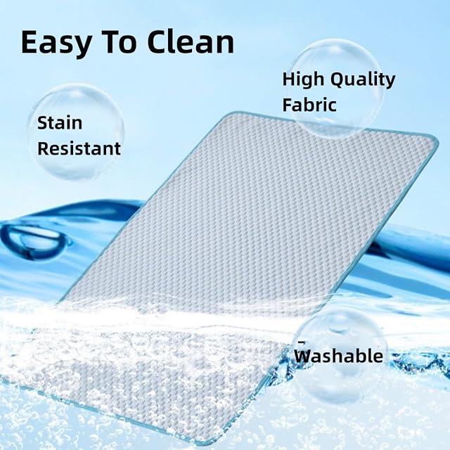 Foto 5 de 7 de Alfombrilla Refrescante Para Mascotas Gatos Plegable Lavable Manta Refrigerante Perro Cama Frio Animales…