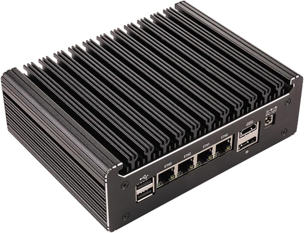 N150 Firewall Micro Appliance, Mini PC, Nano Computer, Router Compatiable with Pfsense OPNsense 16G RAM 256G SSD, 4*i226-V RJ45 Console AES-NI - 3