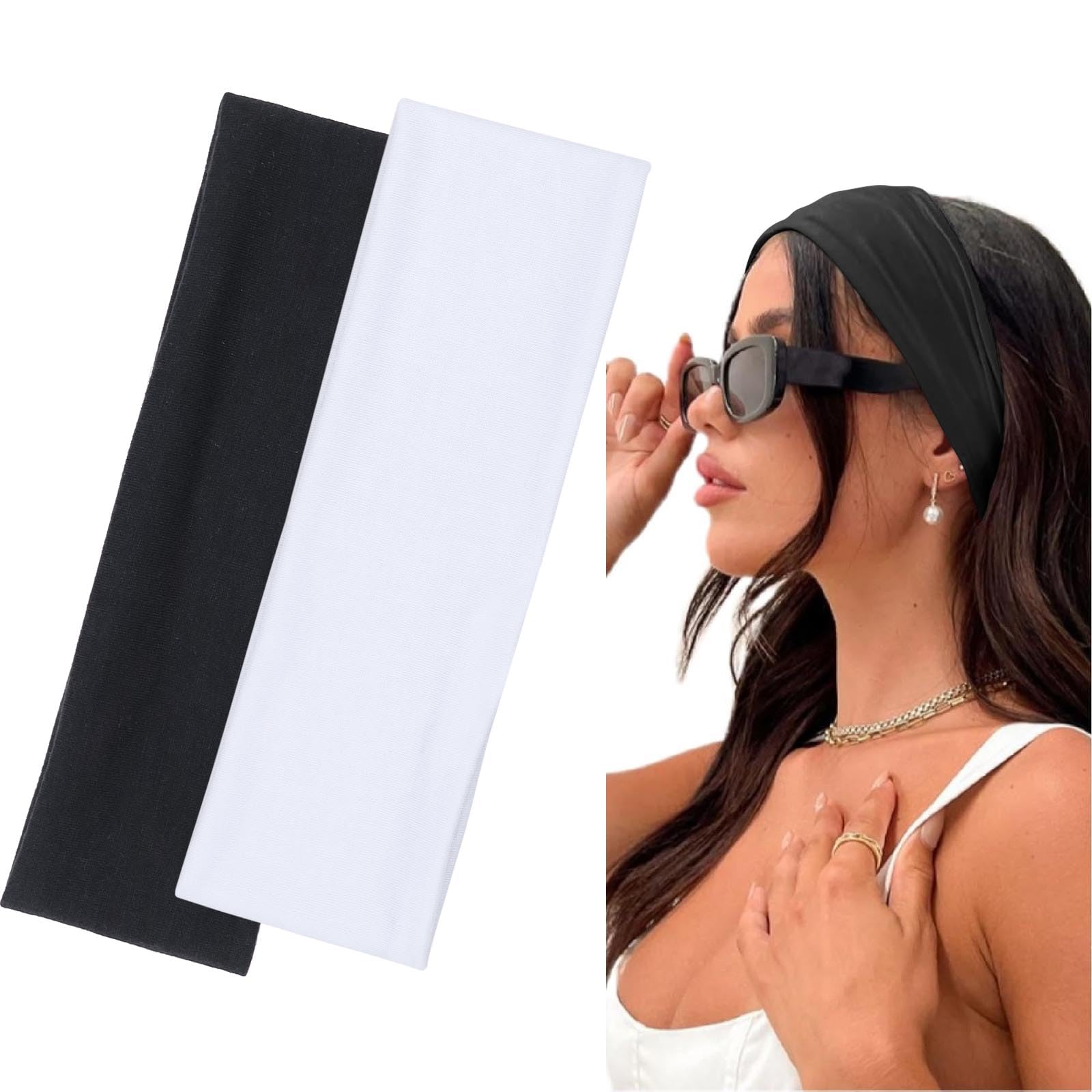 Absorbant La Sueur Sport Bandes De Cheveux Hommes Femmes élastique Yoga Bandeaux Fitness