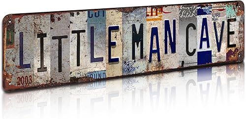 Miniatura 25 de Letrero de metal retro con texto en inglés «The 19th Hole – Arte de pared rústico con temática de golf vintage para bar, cueva de hombre, garaje,