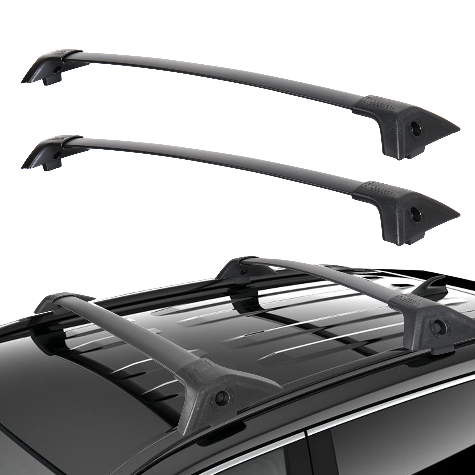 MOSTPLUS Roof Rack Cross Bar Rail Compatible with 2019 2020 2021 Toyota