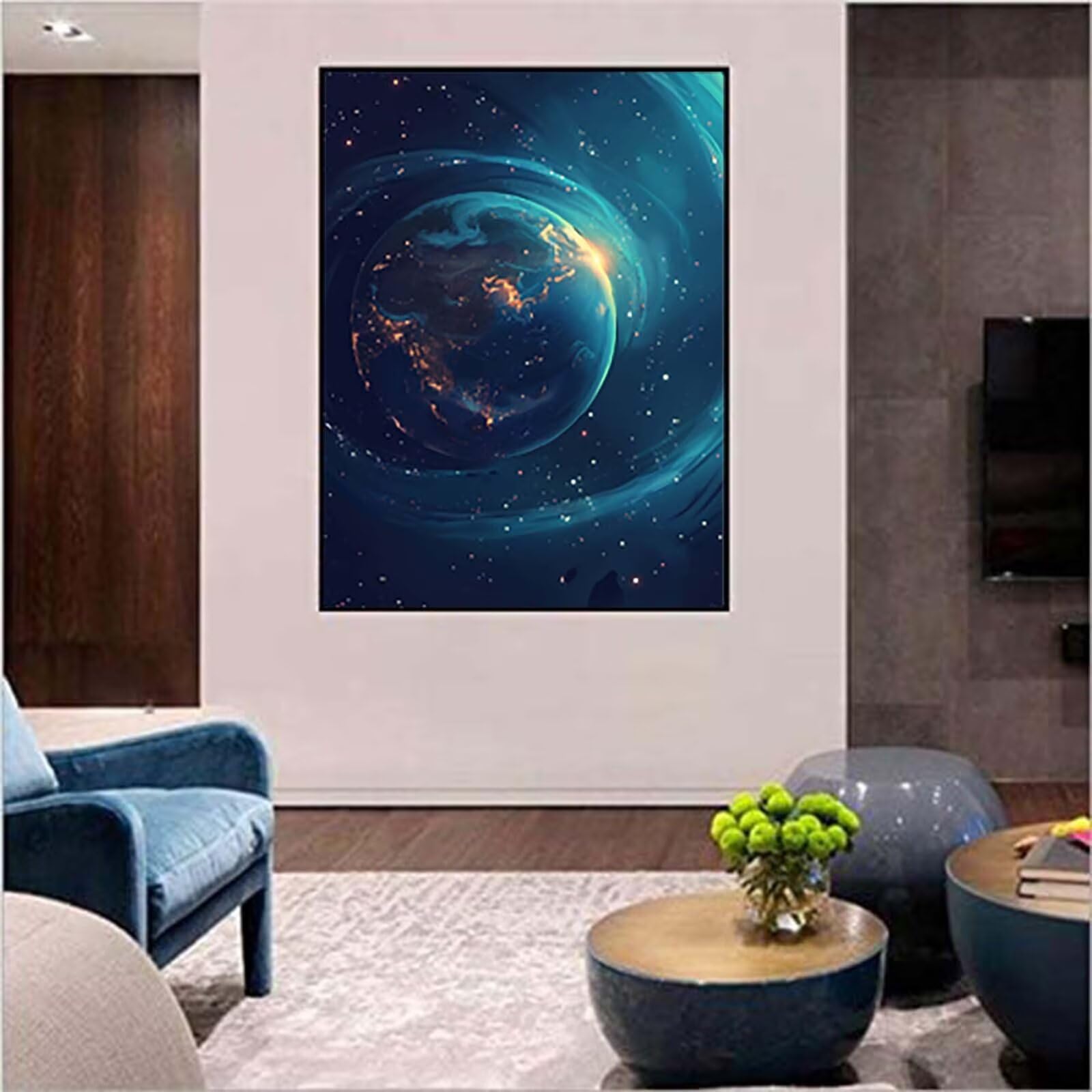 Terra Diamond Painting Adulti 100x135cm, 5D Diamond Painting Kit B-4975
