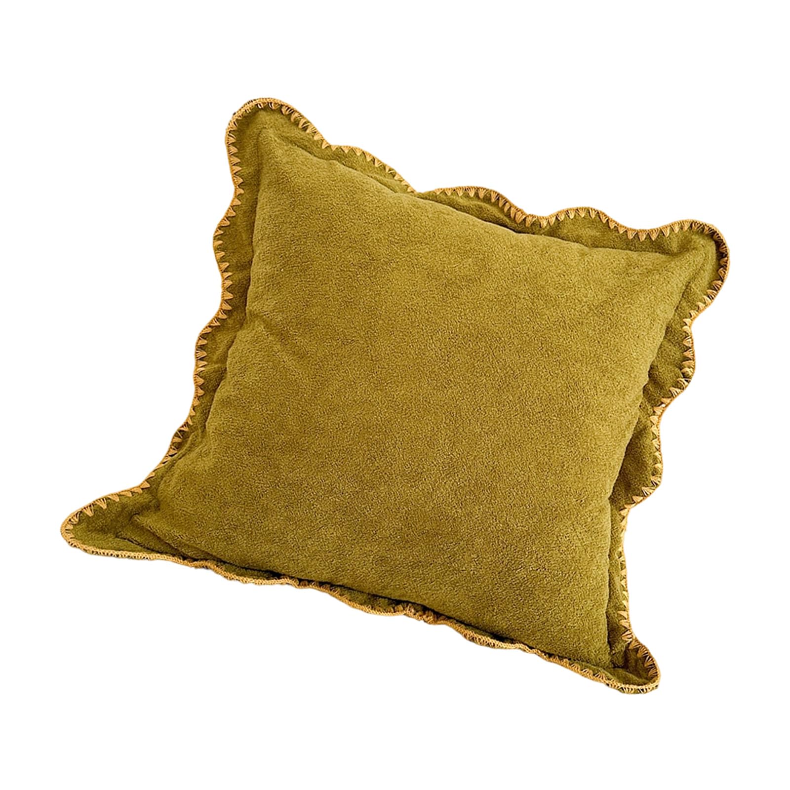 Ijksbehjf Washable Removable Cloud Plush Pillow Cover Soft Cushion Cover for Sofa Chair Bed Decoration Chair Cushion