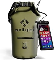Vista 20 de Earth Pak Waterproof Dry Bag with Zippered Pocket - Waterproof Dry Bag Backpack Keeps Gear Dry