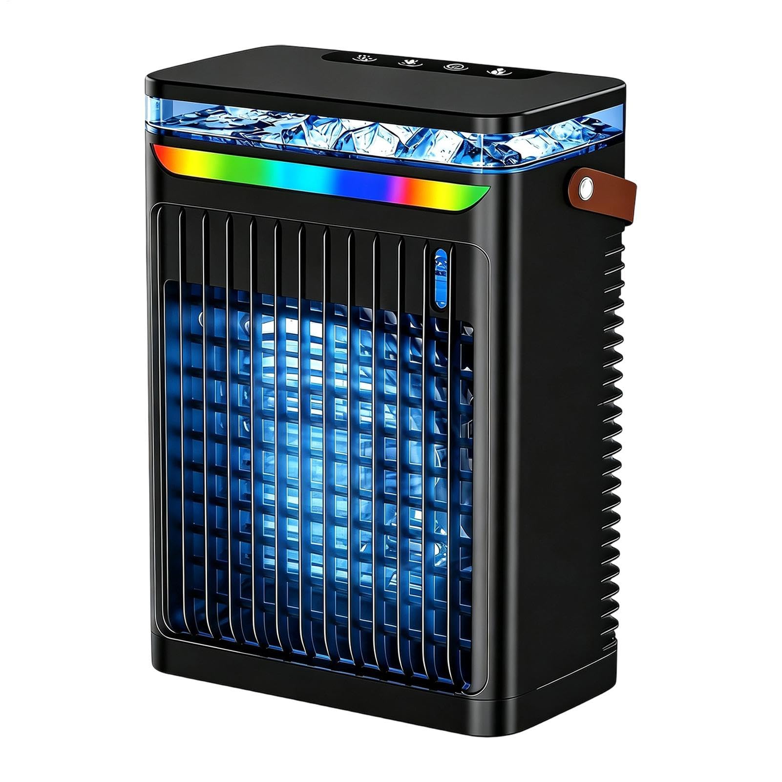 Ventilatore Portatile Nebulizzatore 6 Velocità Soffiatore Da Tavolo Con | Nebulizzatore D'Acqua Con Serbatoio Di 800 Ml Per Auto Spiaggia Campeggio Camera Casa