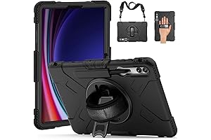 SUPFIVES Shockproof Protective Case for Samsung Galaxy Tab S9 Plus 12.4 Inch Tablet