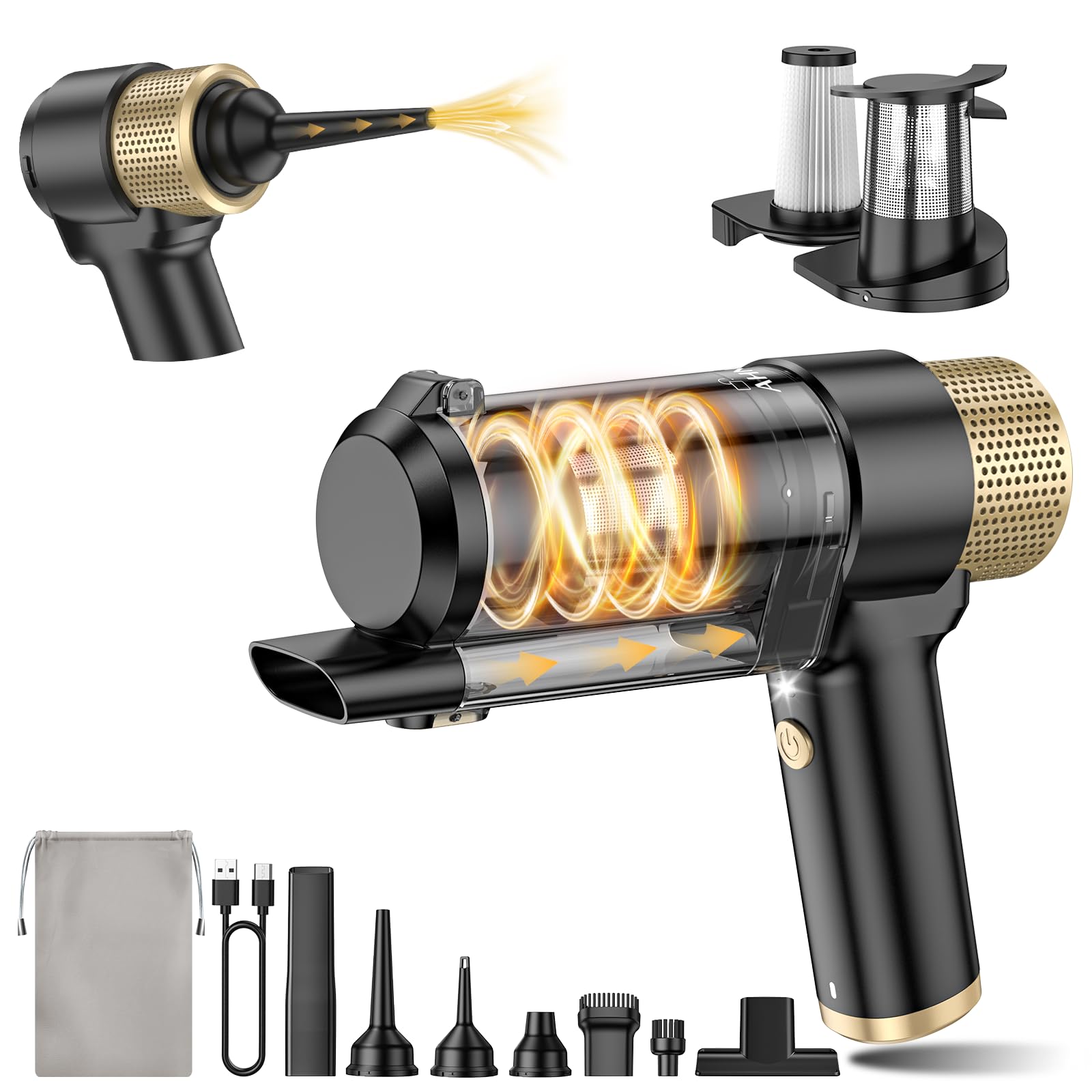 AHNR Handheld Car Vacuum Cleaner