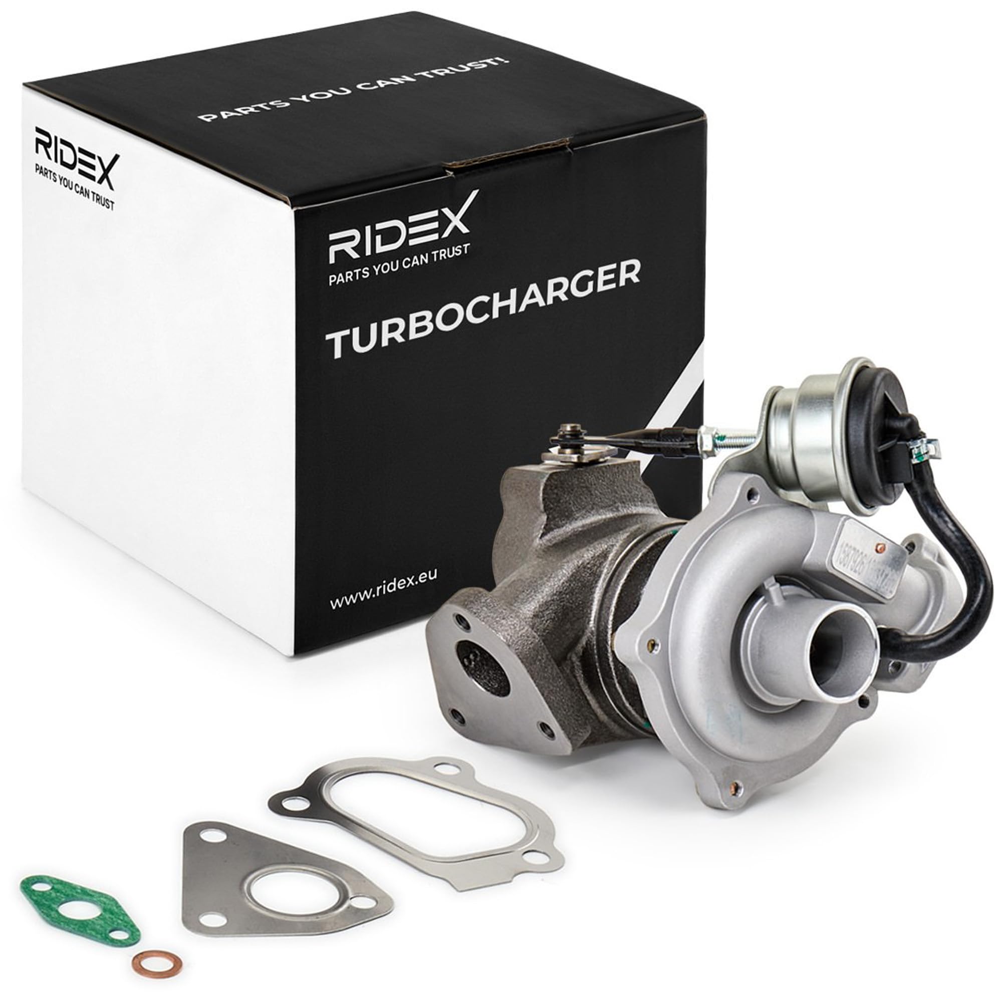 RIDEX 2234C0138 Turbina con comando a depressione incl. Kit guarnizioni con materiale di fissaggio/montaggio Compatibilità con OPEL Corsa D Hatchback S07